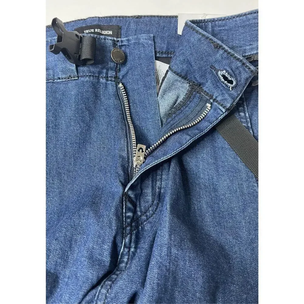 True Religion Mens Relaxed‎ Taper Logan Denim Shorts Pants Size 27 New